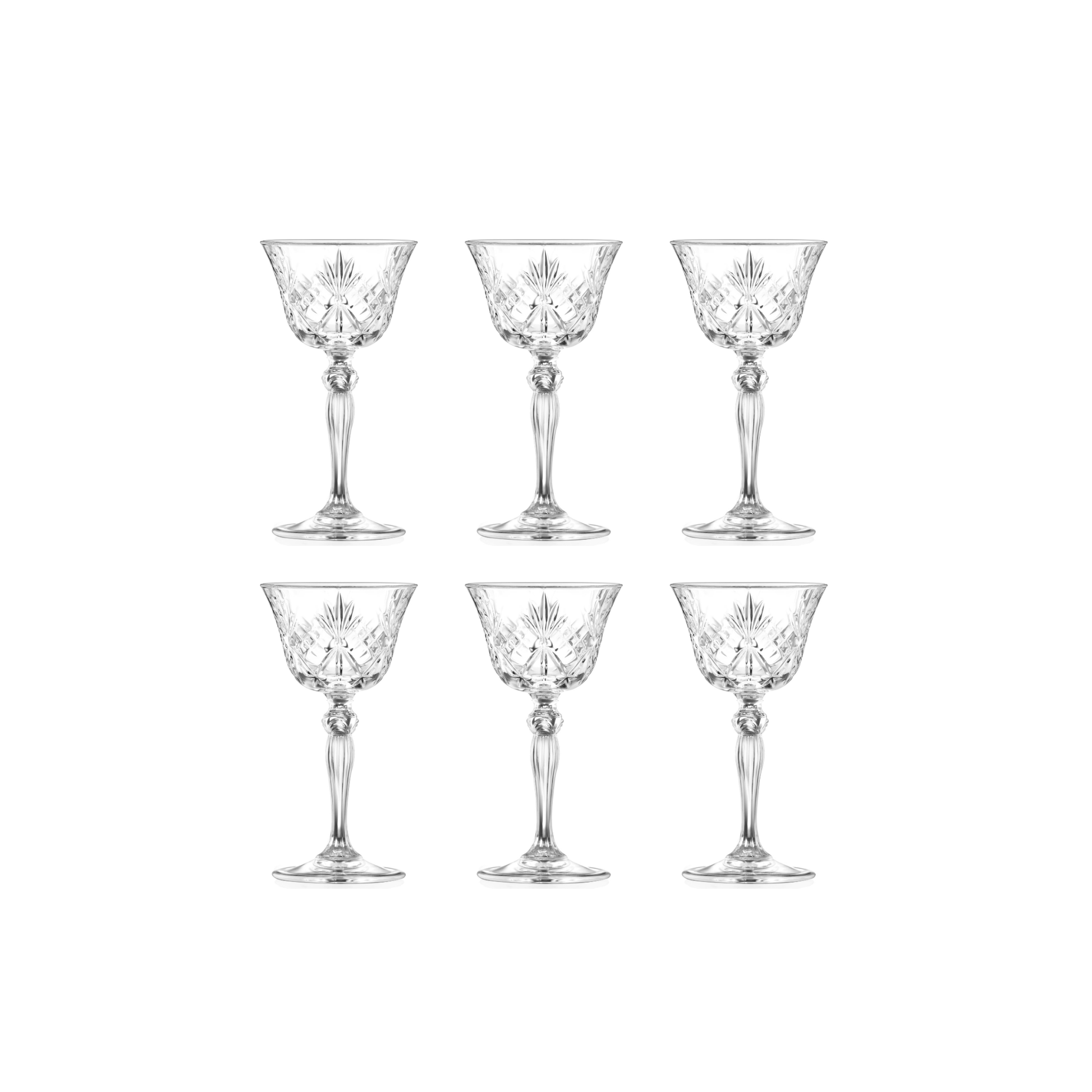 RCR Melodia Coupe Coupette Glas 16 cl - Doos 6 stuks - 123Glaswerk