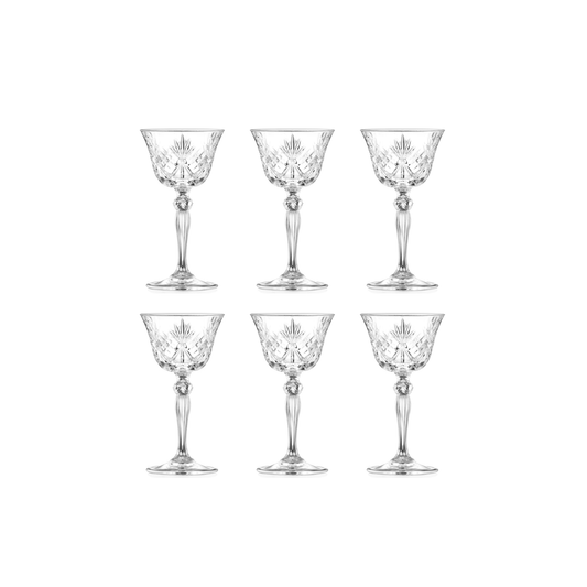 RCR Melodia Coupe Coupette Glas 16 cl - Doos 6 stuks - 123Glaswerk