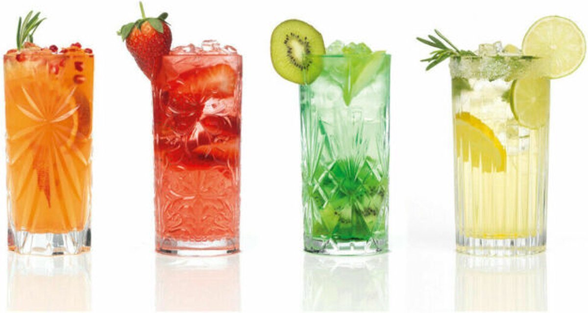 RCR Mixology Longdrinkglazen - Doos 4 stuks - 123Glaswerk