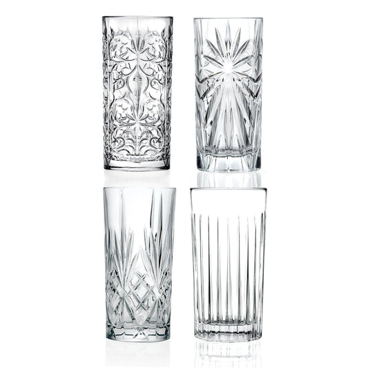 RCR Mixology Longdrinkglazen - Doos 4 stuks - 123Glaswerk