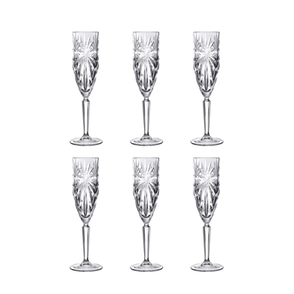 RCR Oasis Champagneglas 16 cl - Doos 6 stuks - 123Glaswerk