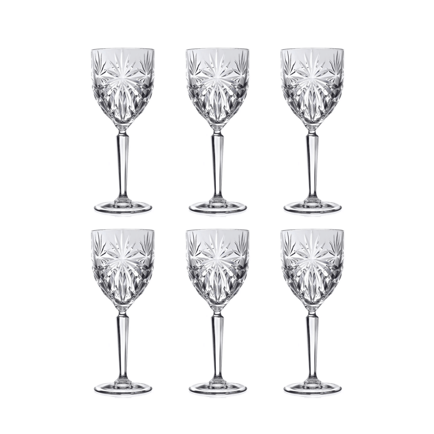 RCR Oasis Rood Wijnglas 29 cl - Doos 6 stuks - 123Glaswerk