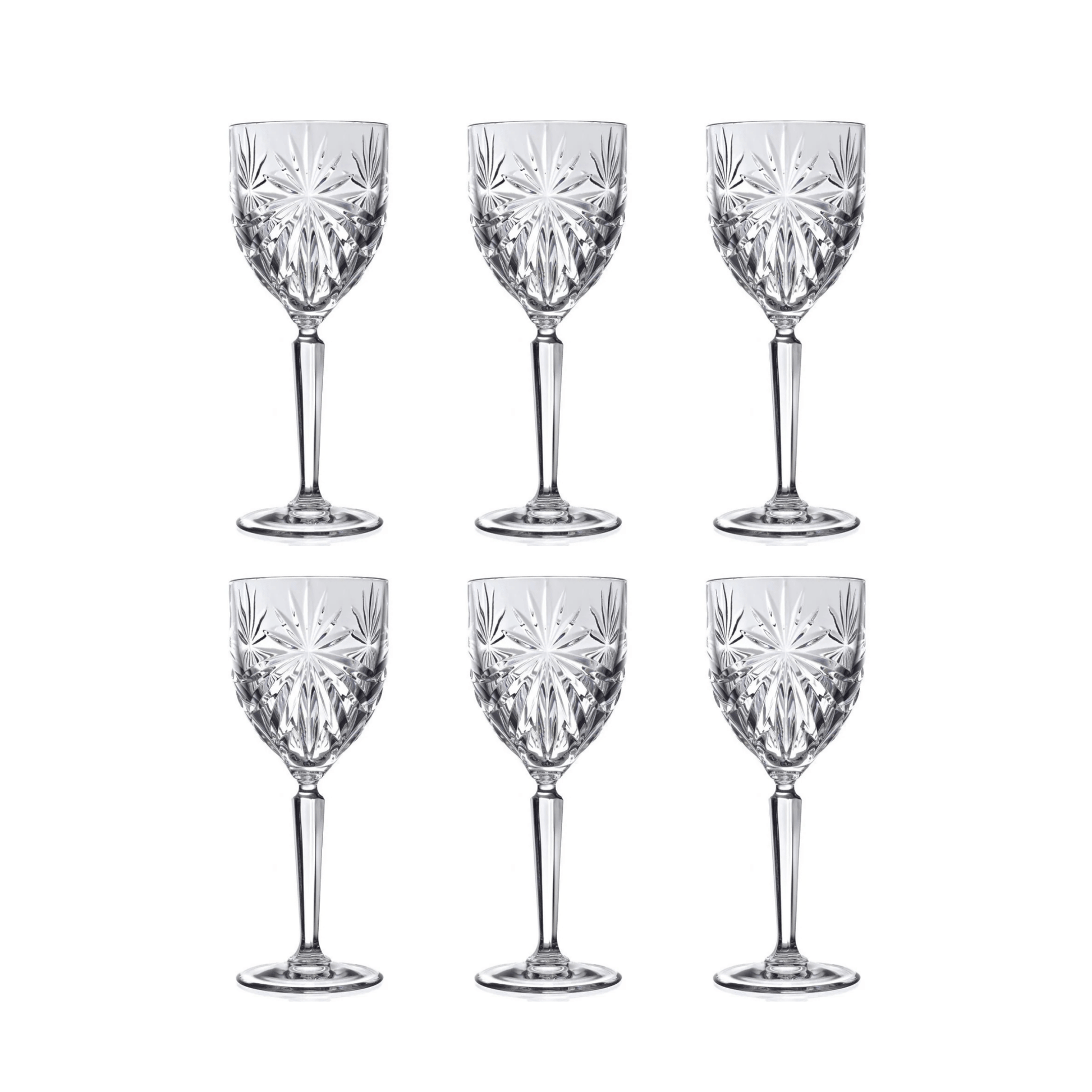 RCR Oasis Rood Wijnglas 29 cl - Doos 6 stuks - 123Glaswerk
