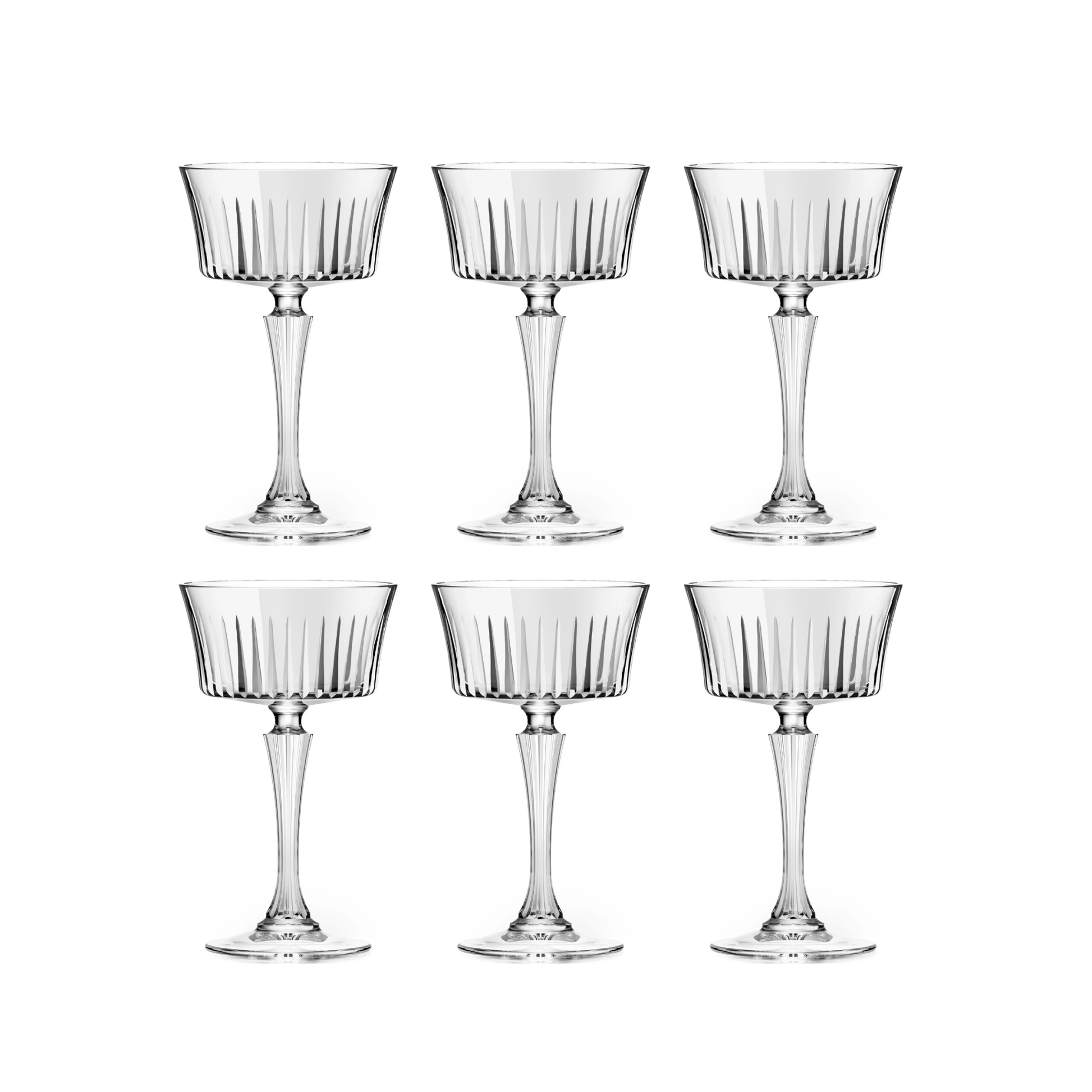 RCR Timeless Champagnecoupe 26 cl - Doos 6 stuks - 123Glaswerk