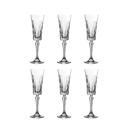 RCR Timeless Champagneglas 21 cl - Doos 6 stuks - 123Glaswerk