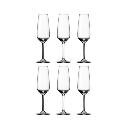 Schott Zwiesel Taste Champagneflûte met MP 7 - 0.28 Ltr - 6 stuks - 123Glaswerk