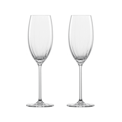 Zwiesel Glas Prizma Champagneglas met MP 77 - 0.288 Ltr - Geschenkverpakking 2 glazen - 123Glaswerk