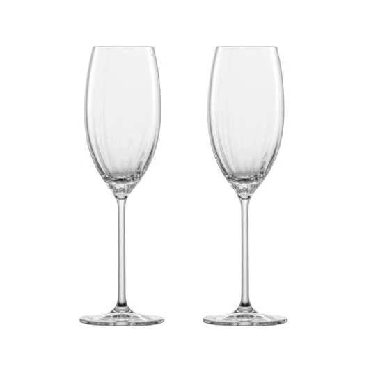 Zwiesel Glas Prizma Champagneglas met MP 77 - 0.288 Ltr - Geschenkverpakking 2 glazen - 123Glaswerk
