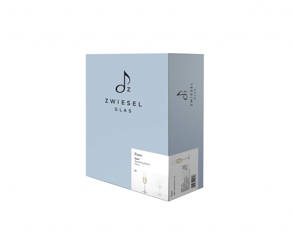 Zwiesel Glas Pure Champagneglas 21,5 cl - Geschenkverpakking 2 glazen - 123Glaswerk