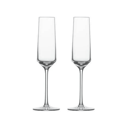 Zwiesel Glas Pure Champagneglas 21,5 cl - Geschenkverpakking 2 glazen - 123Glaswerk